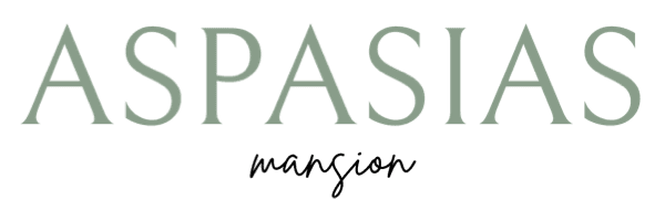 Aspasia's Mansion Text Logo